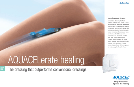 Proven to heal wounds faster than conventional dressings, Aquacel® is also proven to provide superior outcomes faster as compared to gauze.